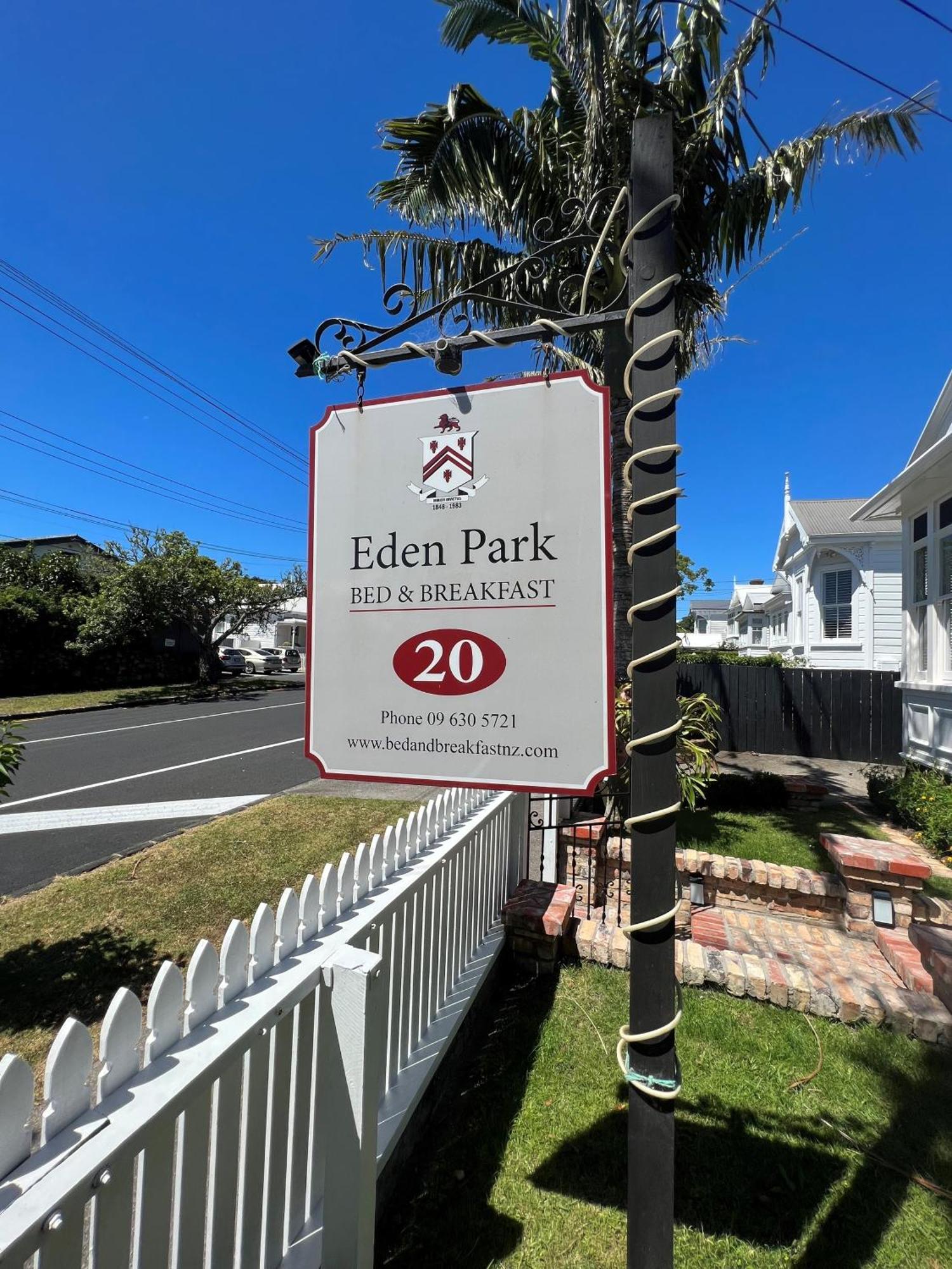Eden Park Bed And Breakfast Inn 오클랜드 외부 사진